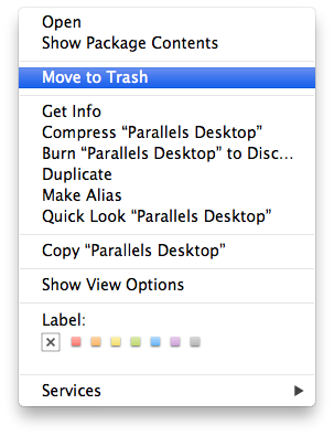 KB Parallels: How to uninstall or reinstall Parallels Desktop 8 for Mac